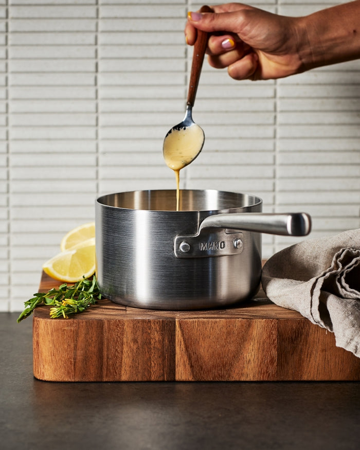 MAKO Genius Copper™ 5-Ply 2 QT Saucepan with Lid