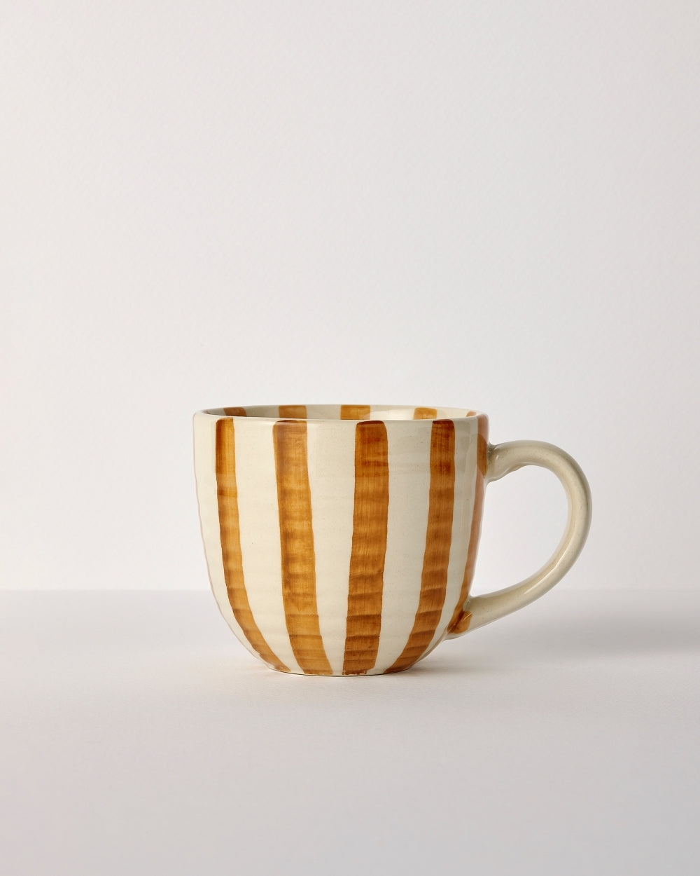 Terracotta Stripe Mug (Set of 4)